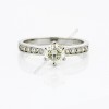 6 Claw Brilliant Cut Diamond Engagment Ring